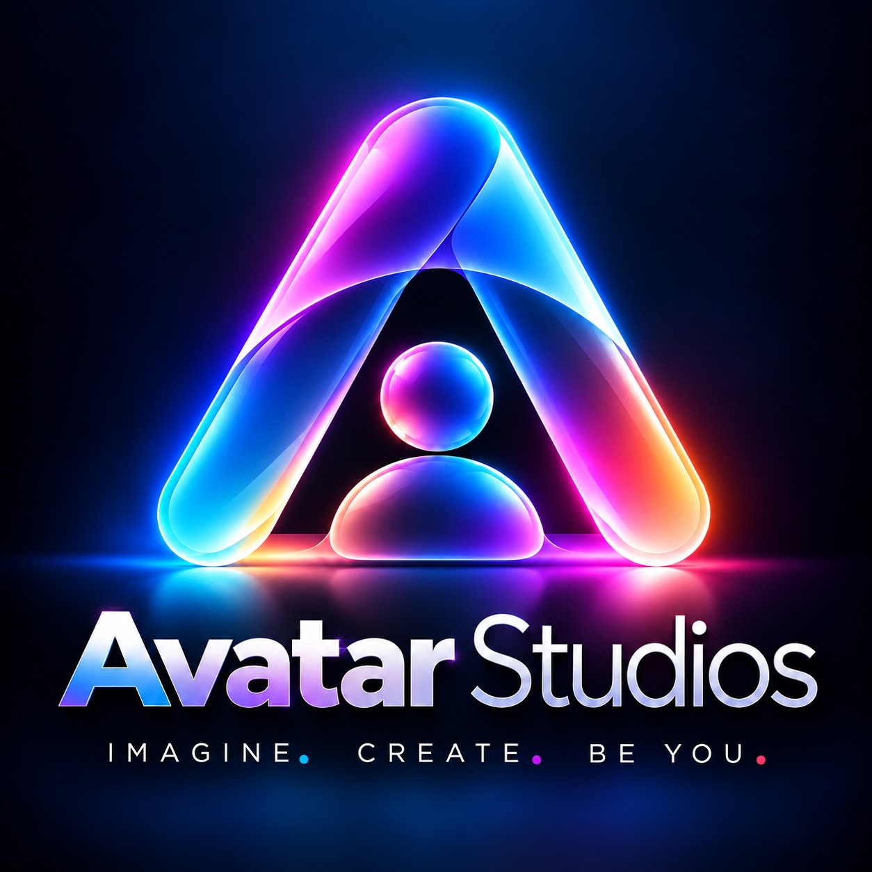 A sample AI avatar portrait generated from a single photograph